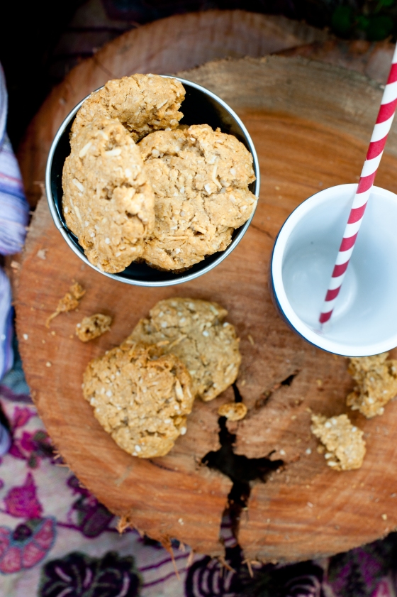 Quinoa and Ginger ANZAC biscuit